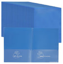 ECR4KIDS 36-PIECE POCKET PARENT-TEACHER CLASSROOM FOLDER, SCHOOL SUPPLIES BLUE - Brand New