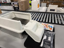 VIPCANES CAT LITTER BOX - STAINLESS STEEL - Like New