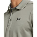 1290140 UNDER ARMOUR MEN TECH GOLF POLO GROVE GREEN PITCH GRAY SIZE S - Brand New
