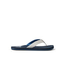 CJ7814 REEF MEN'S TWINPIN BEACH FLIP FLOPS SIZE: MEN 13 GREY/NAVY - Brand New