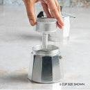PRIMULA ALUMINUM 1 CUP STOVETOP ESPRESSO MAKER - POLISHED - SLIVER - Like New