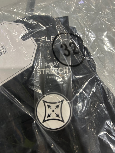 START FLEX COMFORT FOUR WAY STRETCH FABRIC SHORT - SIZE: MEN 32 - BLACK - BLACK - Brand New