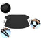 TAPHA EXTRA LARGE 68.5" X 43" WINDSHIELD SNOW COVER FOR ICE & SLEET - BLACK - Brand New