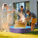 Dog Pool Foldable Kids Splash Pad Thicken Sprinkler Pool, 63 x 12'' B0BXNMVT24 - Like New
