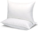 HEYCUZI BED PILLOWS QUEEN SIZE - PACK OF 2 - PURE WHITE - Like New