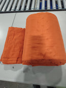 BEDSURE MICROFIBER QUEEN QUILT BEDSHEET SET - ORANGE - Like New