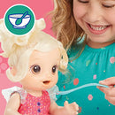 BABY ALIVE MAGICAL MIXER BABY DOLL STRAWBERRY SHAKE E6943 - BLONDE HAIR - Like New