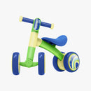 JETSON BOUNCE BALANCE BIKE, FOUR WHEELS, RIDE ON INDOOR OUTDOOR - BLUE - Like New