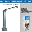 BULK BUYS LED TOUCH ACTIVATED FOLDING DESK LAMP - WHITE - Like New