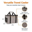 AMAZON BASICS SOFT INSULATED COOLER BAG, 50 CAN CAPACITY CY-CL2001 - GRAY - Like New