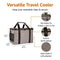 AMAZON BASICS SOFT INSULATED COOLER BAG, 50 CAN CAPACITY CY-CL2001 - GRAY - Like New