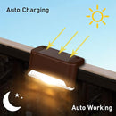 PEARLSTAR Solar Deck 4 pack Solar Step Lights Waterproof LED SL-501 - BROWN/WARM Like New