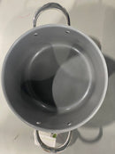 GOODFUL 6QT TITANIUM REINFORCED CERAMIC NON-STICK DUTCH OVEN - GRAY/WHITE - Brand New