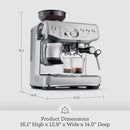 Breville Barista Express Impress Espresso Machine BES876BSS Brushed Stainless - Brand New