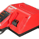 MILWAUKEE M18 REDLITHIUM XC 5.0AH BATTERY AND CHARGER STARTER KIT - BLK RED - Like New