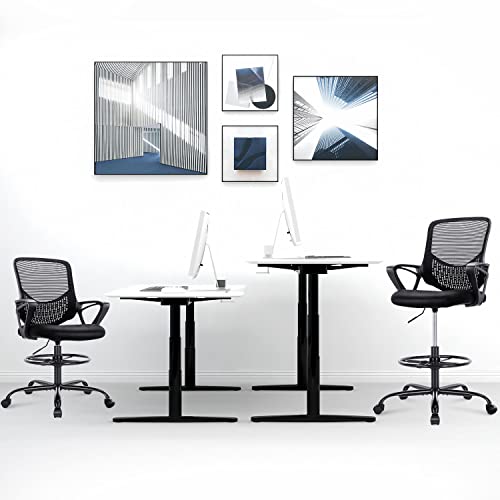 SMUG Adjustable Counter Height Office Chair, Black, Mesh - Like New
