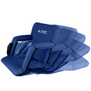 Leader Accessories Stadium Seat Cozy Portable Reclining Bleacher Chair 2 Seats - Brand New