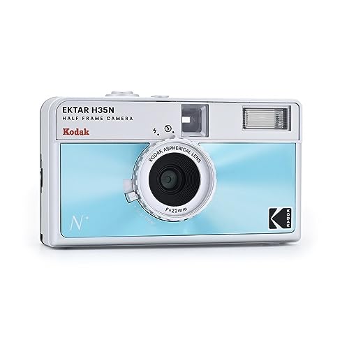 KODAK EKTAR H35N HALF FRAME FILM CAMERA BUNDLE KODAK ULTRAMAX 400/24EXP BLUE - Brand New