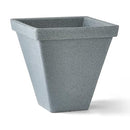 ARBORA 16" Mykonos Square Polyresin Indoor and Outdoor Planter, CST20WGG - Like New