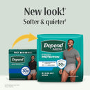 Depend Fresh Protection Adult Diapers, Incontinence, 72 Count (2 Packs of 36) - Brand New
