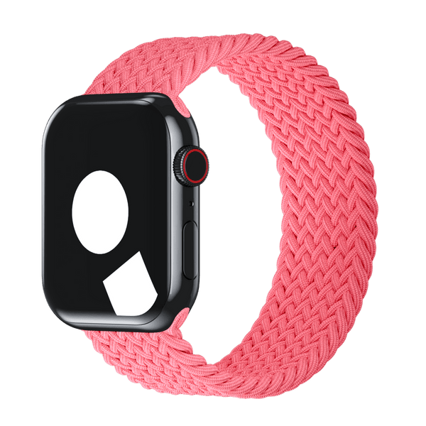 APPLE WATCH BAND BRAIDED SOLO LOOP 41MM, SIZE 8 - GUAVA - Brand New