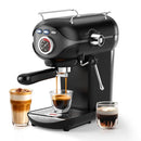 XIXUBX EM700-BL Espresso Machine with Steam Milk Frother, 20 Bar Pump - Black - Like New