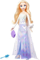 Disney Frozen Elsa Fashion Doll Set, Spin & Reveal with 11 Surprises - Like New