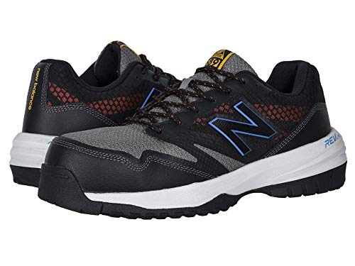 MID589KE NEW BALANCE MEN COMPOSITE TOE 589 V1 INDUSTRIAL SHOE 9.5 BLACK/TORO RED New