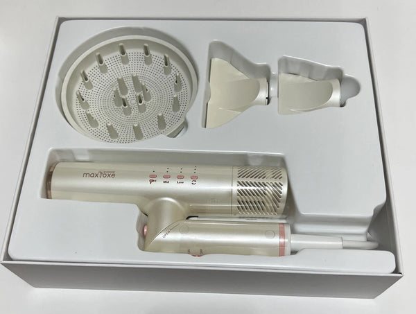 MAXFOXE TRAVEL BLOW DRYER FOLDABLE IONIC SMALL 9 MODES HAIRDRYER - WHITE - Like New