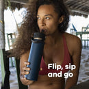 HYDRO FLASK WIDE MOUTH VACUUM INSULATED STAINLESS WATER BOTTLE, 40OZ - SUNGLOW - Brand New