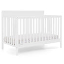 Delta Children Isabelle 6-in-1 Convertible Crib Convert 6 Bedtypes Bianca White - Brand New