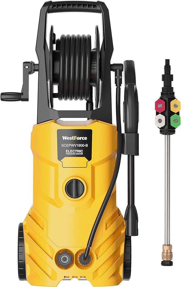 WestForce Electric Pressure Washer 3000 PSI 1.85 GPM SCEPWV1900-B - YELLOW Like New