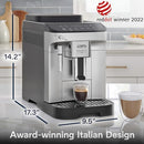 Delonghi Magnifica Evo Automatic Espresso Coffee Machine ECAM29043SB - Silver - Like New