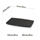 PROSUMER'S CHOICE WOODEN TV SWIVEL STAND MONITORS STEREOS 250508 - BLACK - Brand New