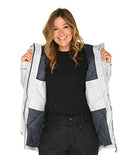 82882 ARCTIX WOMEN'S CAMO GONDOLA INSULATED JACKET SIZE S 4-6 PEARL GRAY MELANGE - Brand New