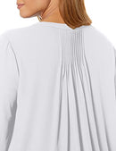 WS1F0537 NYDJ WOMENS PLUS SIZE PINTUCK BLOUSEBLOUSE WOMEN 1X WHITE - Brand New
