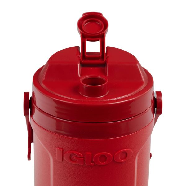 IGLOO LATITUDE HALF GALLON COOLER JUG BPA-FREE PORTABLE BEVERAGE SERVER - RED - Like New