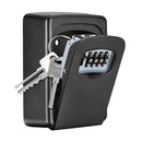 FAYLEEKO KEY LOCK BOX WALL MOUNTED 4 DIGIT COMBINATION LOCKBOX LBWG-801 - BLACK - Like New