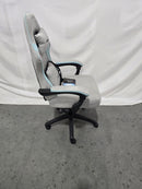DARKECHO GAMING CHAIR FABRIC POCKET SPRING CUSHION - GRAY/BLUE - Like New