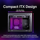 COOLER MASTER NR200P MAX V2 MINI-ITX PC CASE LIQUID COOLER - BLACK/GRAY - Like New