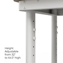 EVEREST WORK TABLE H STEEL FREESTANDING UTILITY STORAGE CABINET - CLOUD WHITE - Like New