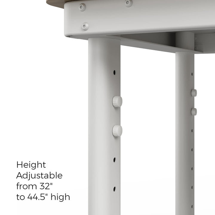 EVEREST WORK TABLE H STEEL FREESTANDING UTILITY STORAGE CABINET - CLOUD WHITE - Like New