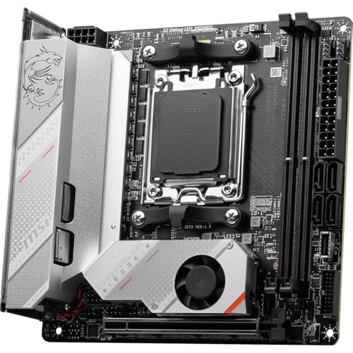 MSI MPG B650I EDGE WIFI GAMING MOTHERBOARD AM5 DDR5 M.2 S-ATA 6GB/S - WHITE - Like New