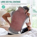 SNAILAX HEATING PAD FOR NECK AND SHOULDERS AND BACK LARGE HEATING PAD - GRAY - Like New