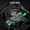 AMERISUN 21" STEEL DECK GAS LAWN MOWER 3-IN-1 PUSH MOWER 144CC 4-STROKE - BLACK - Like New