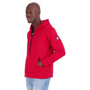 CANADA WEATHER GEAR MEN'S 1/2 ZIP HOODIE, RED/BLACK - X-LARGE - Brand New