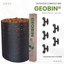 Geobin Compost Bin 246 Gallon Expandable Easy Assembly B010V673AC - Black - Brand New