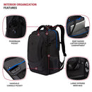 SWISSGEAR GAMING LAPTOP BACKPACK WITH CHARGER PORT USB SA8120 - BLUE/BLACK - Brand New