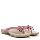 Vionic Women's Rest Bella Toe Post Sandal - Arch Support Rhubarb 8 Wide - Brand New