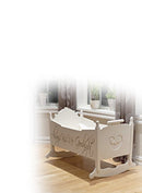 My First Cradle Mattress Pad 18" x 36" x 1-1/2", White - Brand New
